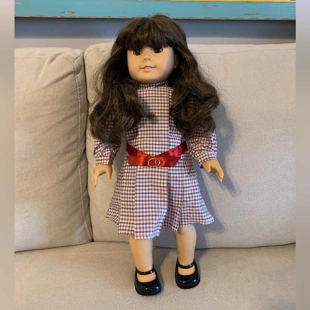 Vintage USED American Girl Doll comes with outfit and shoes